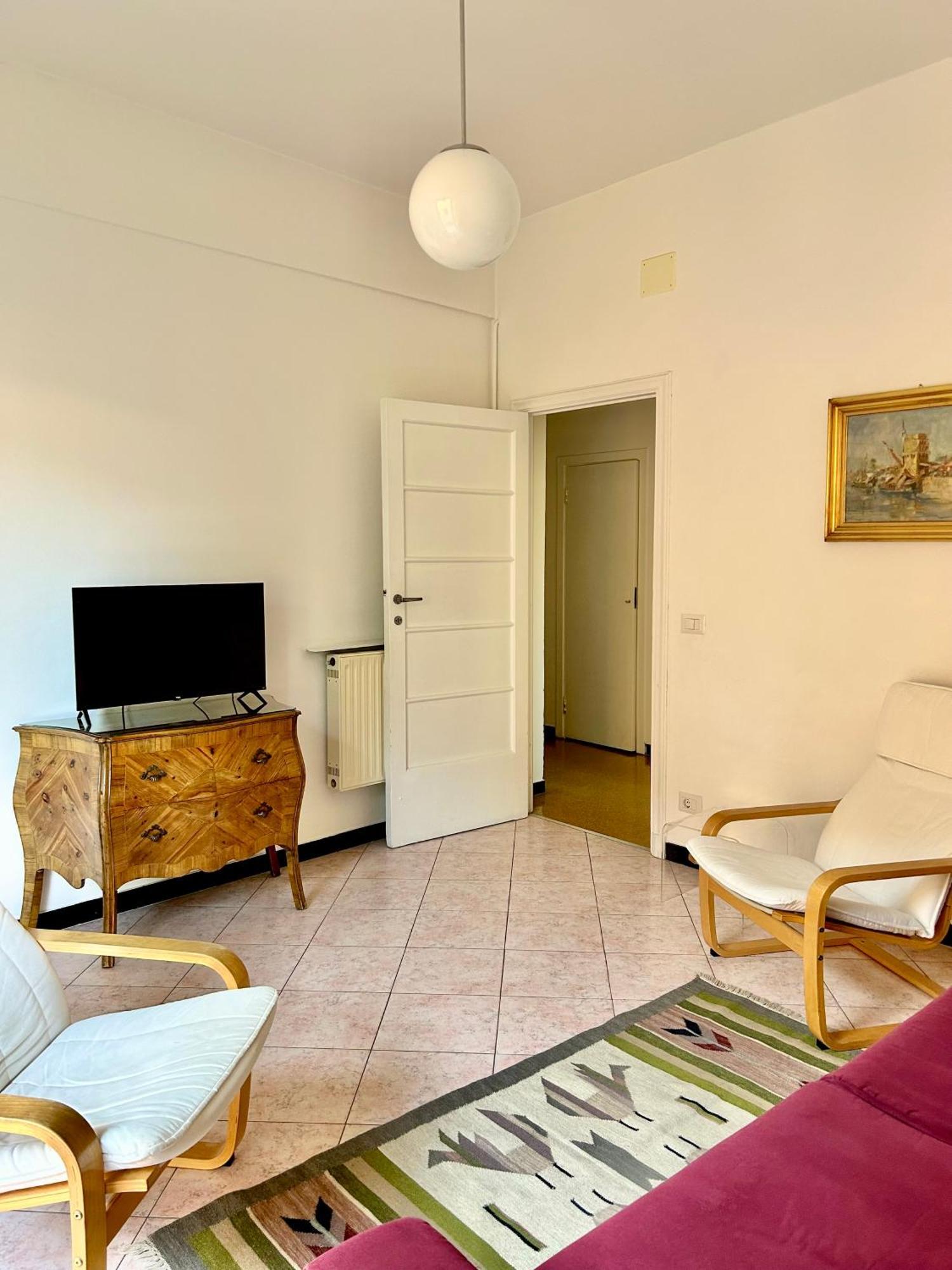 Ferienwohnung Il Mughetto In Pieno Centro Con Aria Condizionata Rapallo Exterior foto